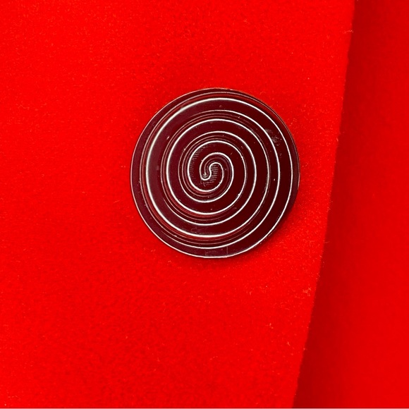 Stunning Red (2) Piece 100% Wool Jermikko Suiting Separates - Picture 5 of 16